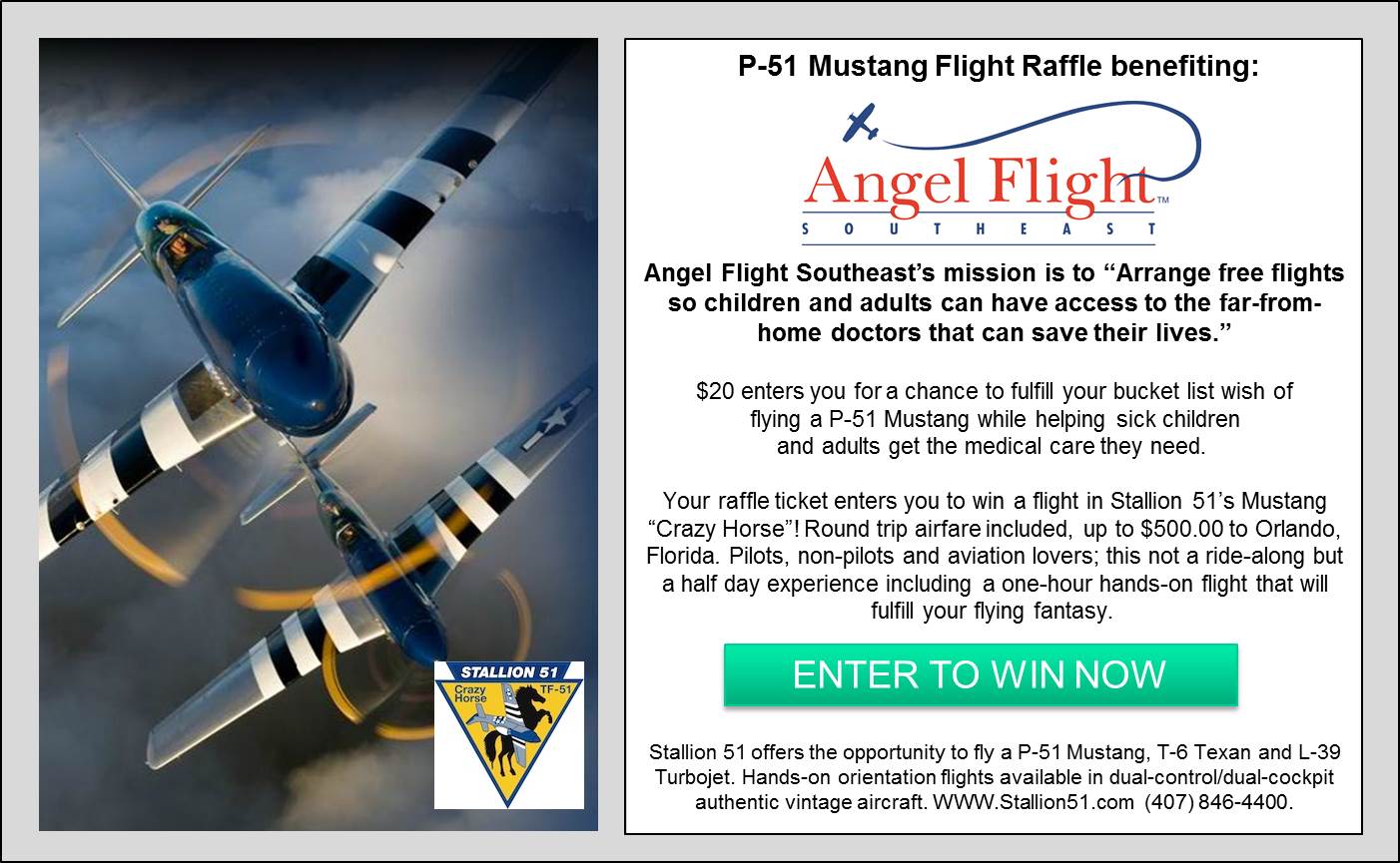 P-51 Mustang Flight Raffle Graphic for website